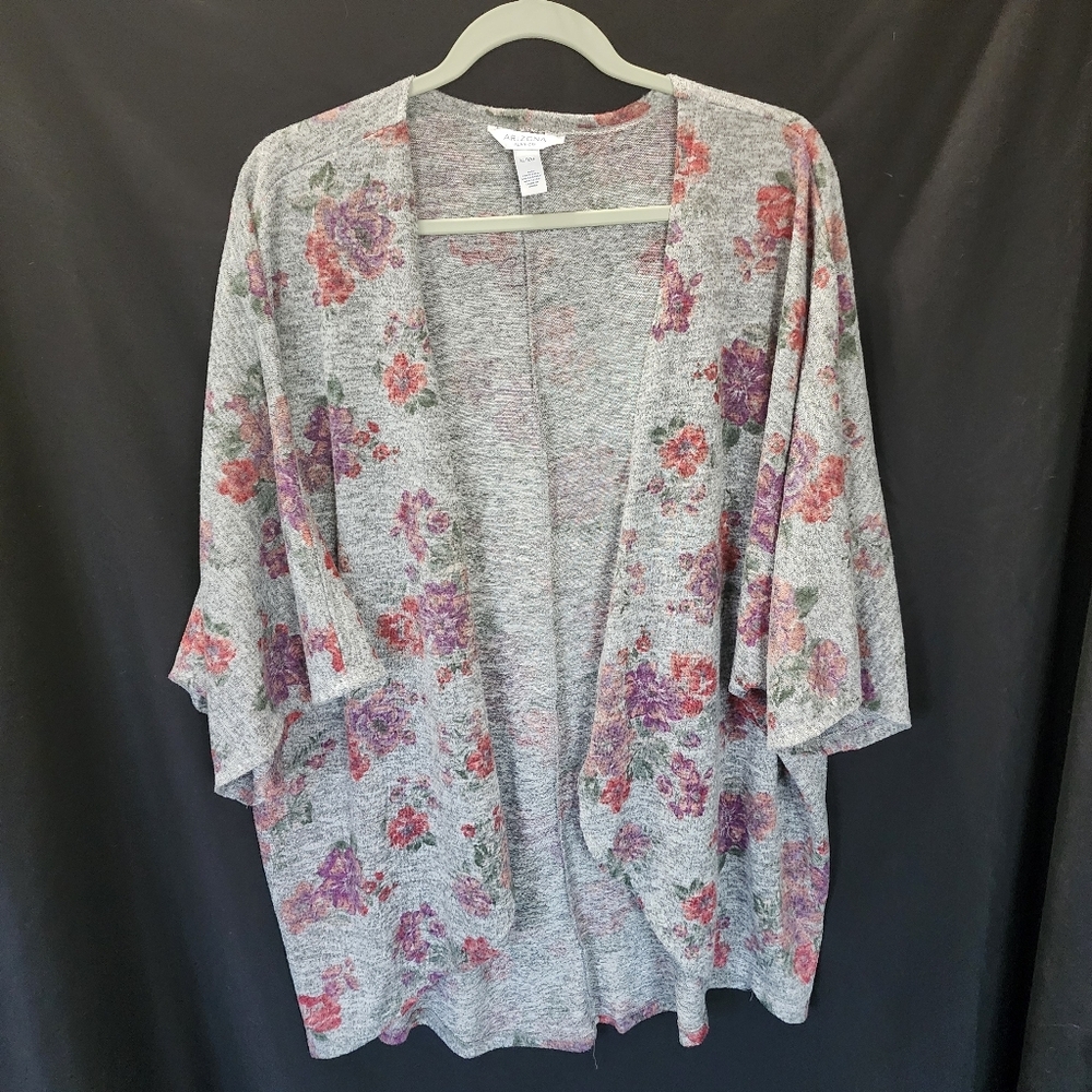 Soft Floral Lightweight Kimono Cardigan | Arizona Jean Company | XL/XXL
